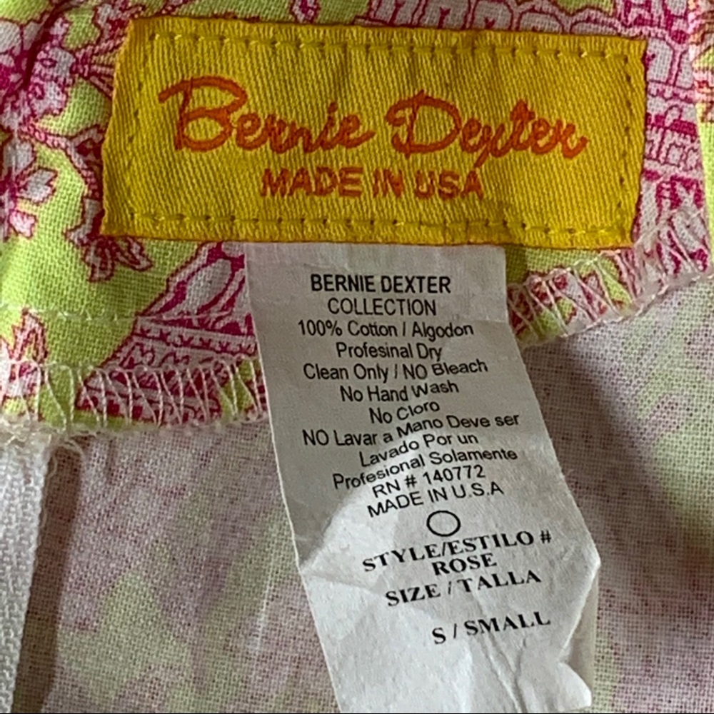 SOLD | Bernie Dexter | Women’s Small | Rose Dress Lemonade Eiffel Tower - Picture 5 of 9